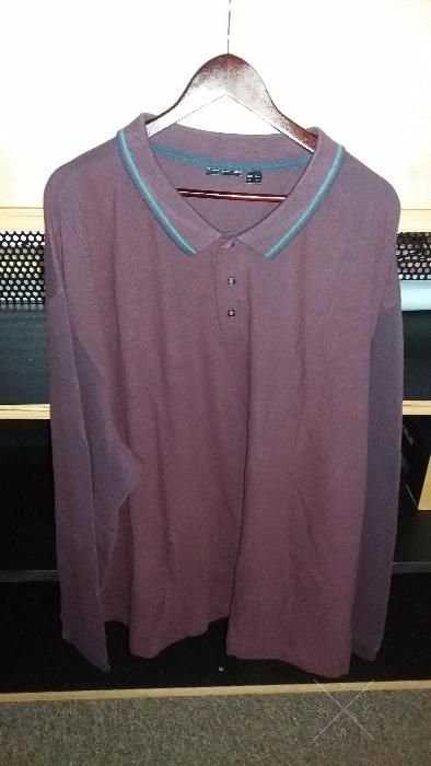 Поло с длинным рукавом 6XL
