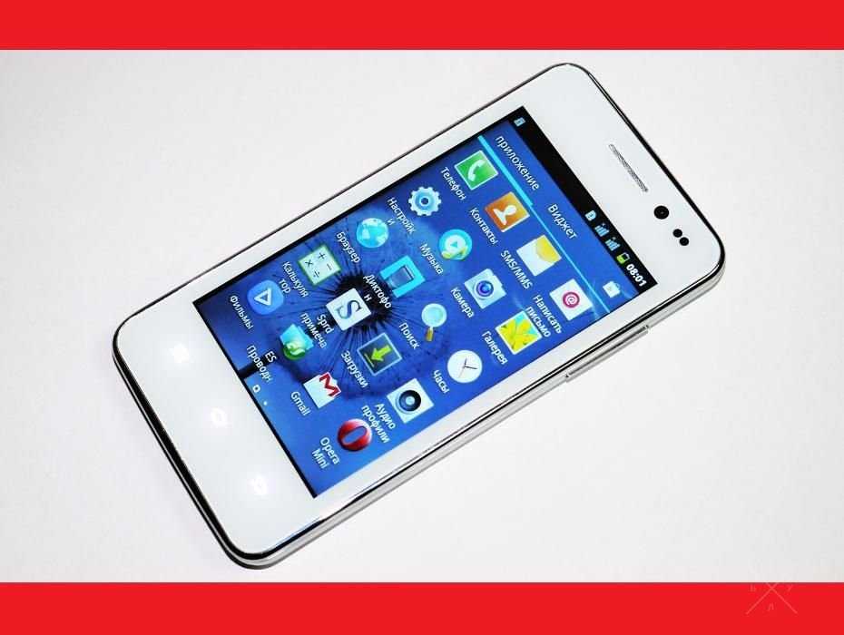 Телефон DONOD KEEPON A4 Белый - 4.0" 2Sim+Android+WiFi+TV Подробнее: h