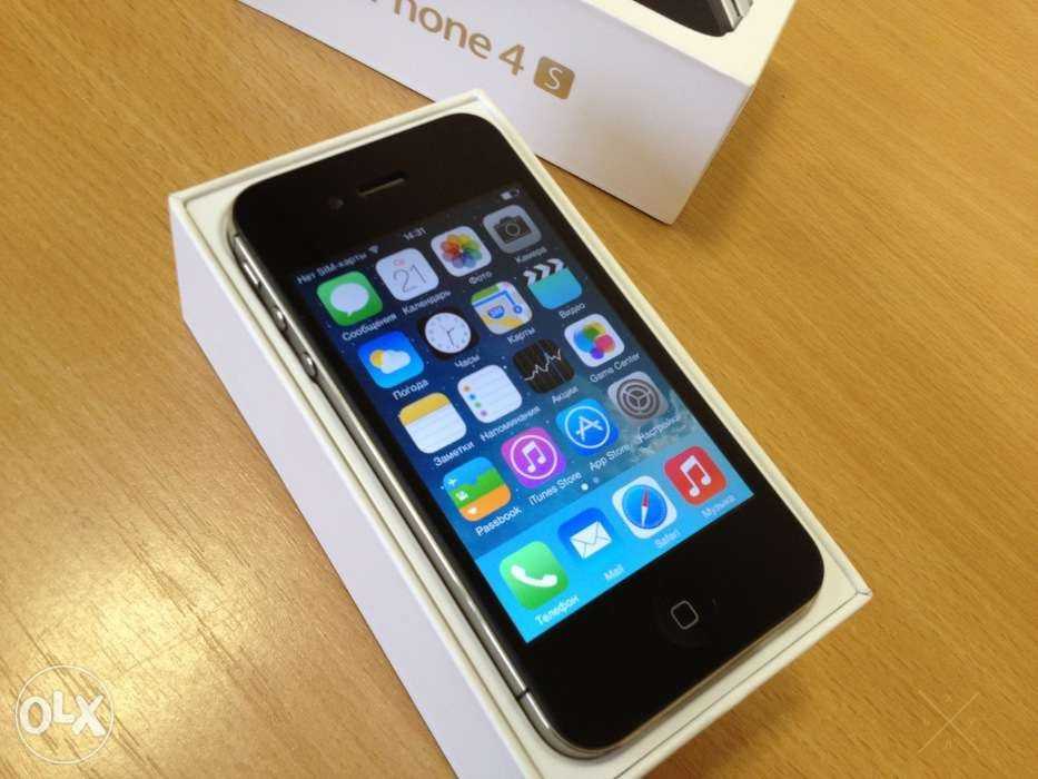 iPhone 4S 16GB Neverlock ПОЛНЫЙ КОМПЛЕКТ! Отличное состоянии! Гарантия