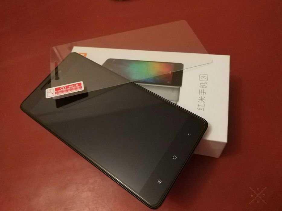 Xiaomi redmi 3 + закаленное стекло