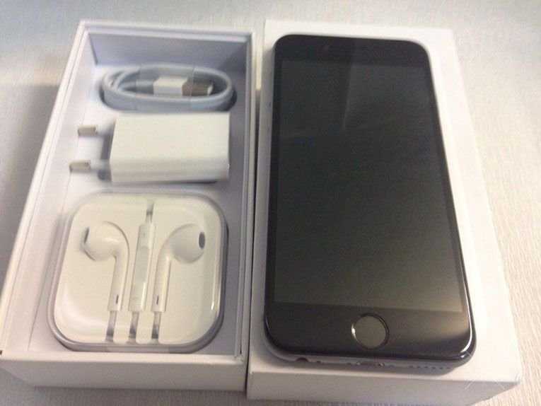 Iphone 6 16GB Space Gray с гарантией, Оригинальный, NEVERLOCK