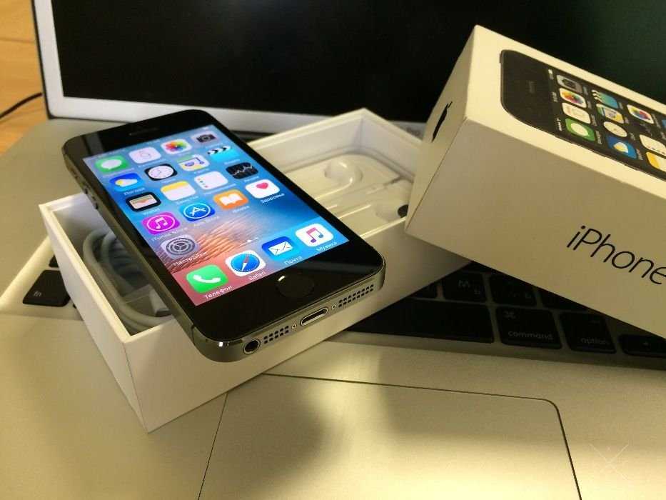Оригинальный iPhone 5S 16GB Space Gray Neverlock в отличном состоянии!