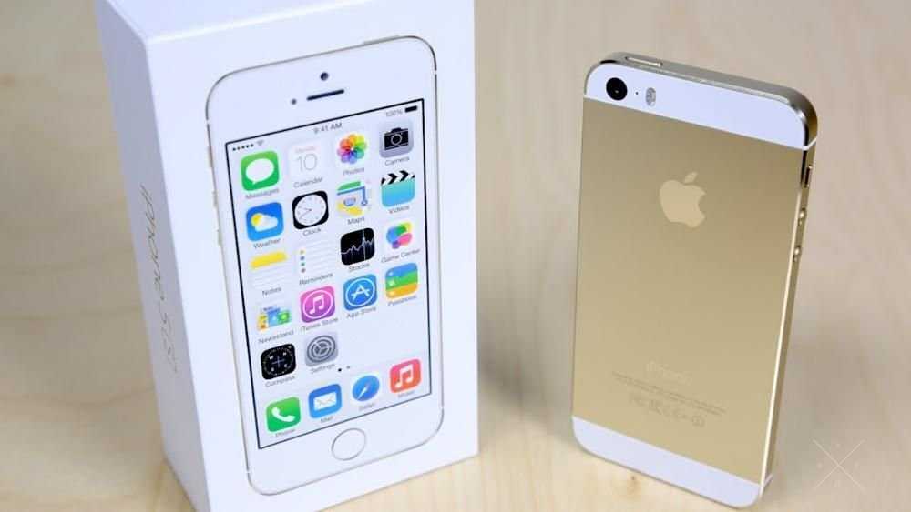 iPhone 5s Gold, 16 GB, Neverlock, Новый, Гарантия 12 мес.