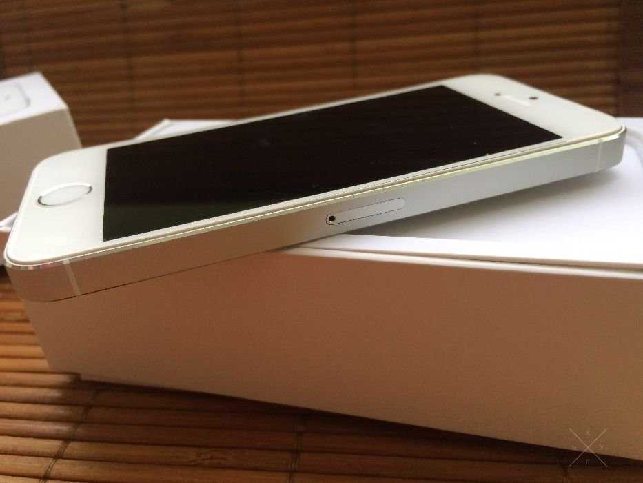 iPhone 5s 16Gb Silver Neverlock, Магазин, 100% чистый iCloud, Гарантия