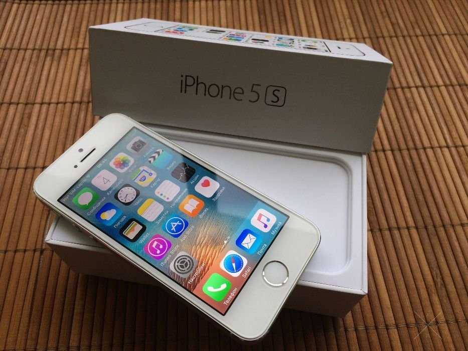 iPhone 5s 16Gb Silver Neverlock, Магазин, 100% чистый iCloud, Гарантия