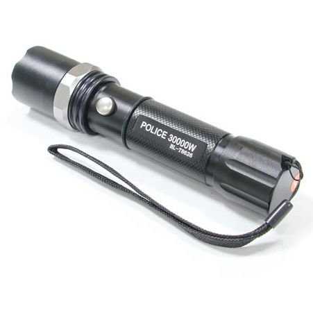 Тактический фонарик Police BL-Т8626 3000W с линзой