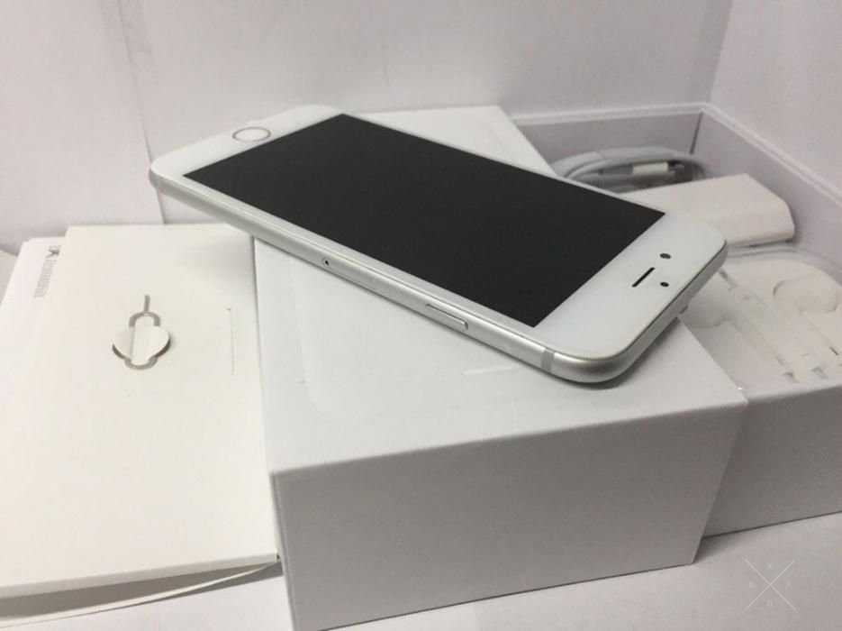 Iphone 6 16GB Silver Neverlock Полный комплект, Гарантия, МАГАЗИН