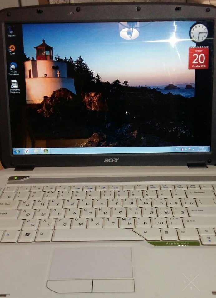 Недорогой и безотказный двух ядерный ноутбук Acer Aspir