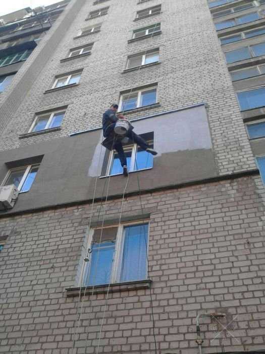 Утепление фасада квартиры.