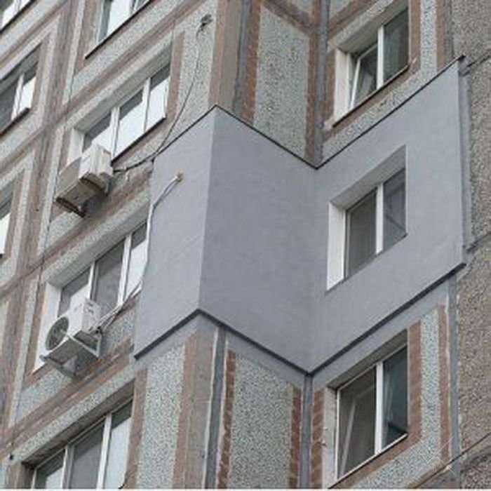 Фасад.Утепление квартир
