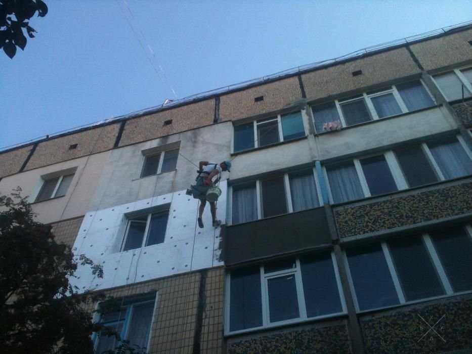Утепление стен фасада /панельные швы от 80 грн