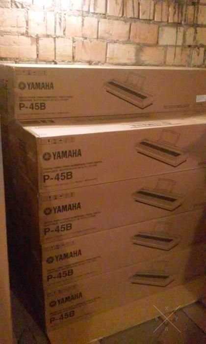 Цифровое пианино для учебы в музыкальной школе Yamaha P-45B +Подарок