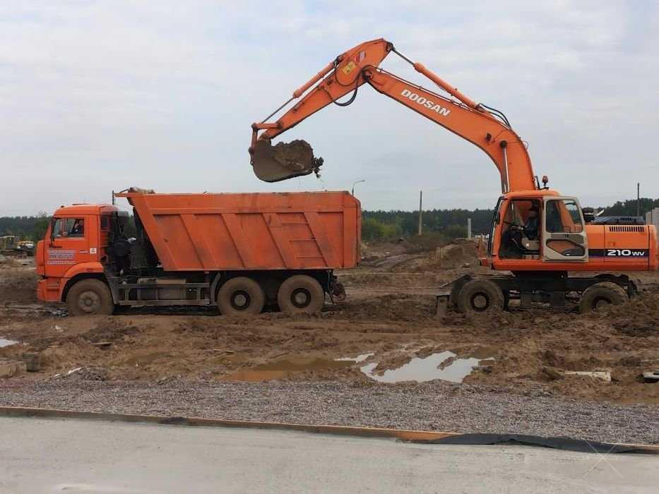 Розробка котлованів, вивіз грунту