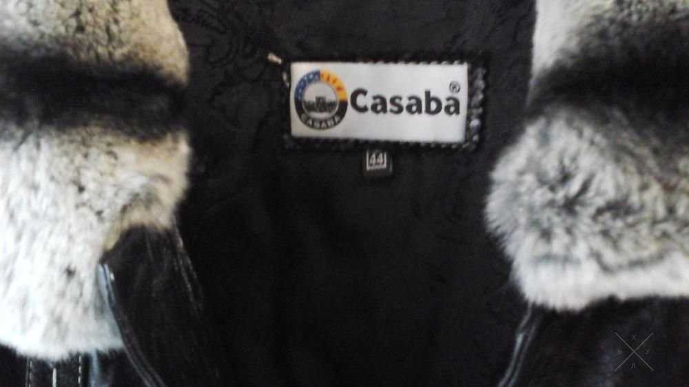 Кожаная куртка фирмы Casaba большого размера