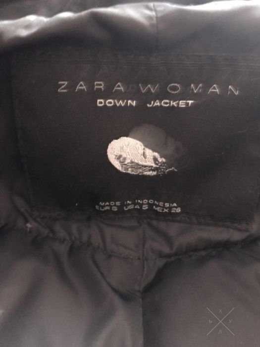 Zara оригинал пуховик на -20 новый