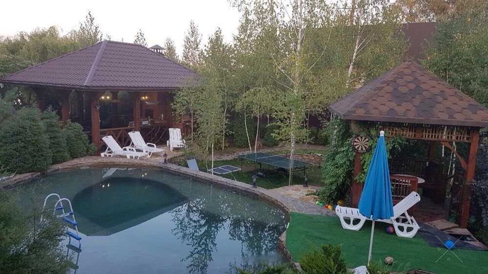 Дом посуточно с баней, бассейном, купель с тёплой водой на берегу реки