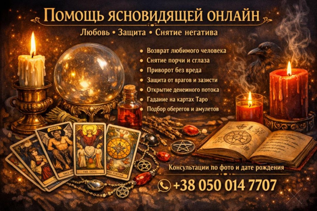 Магическая помощь на расстоянии без личной встречи.