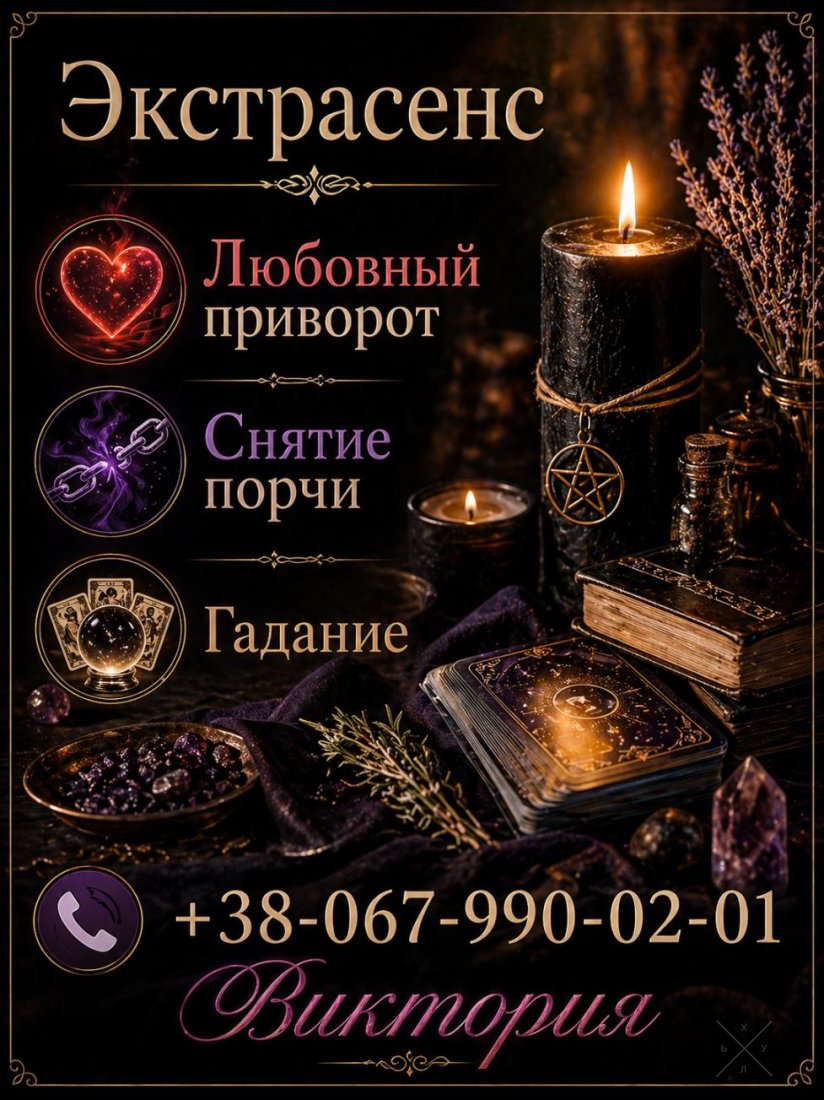 Услуги ясновидящей Одесса: гадание, любовная магия