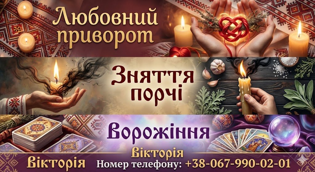Ворожіння, потужні любовні обряди та очищення від негат