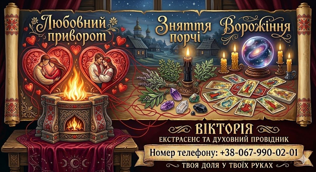 Ворожіння на Таро Мукачево, приворот за фото, зняття по