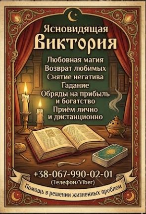 Ритуальная магия Одесса. Обряды на любовь. Гадание на будущее. Снятие негатива.