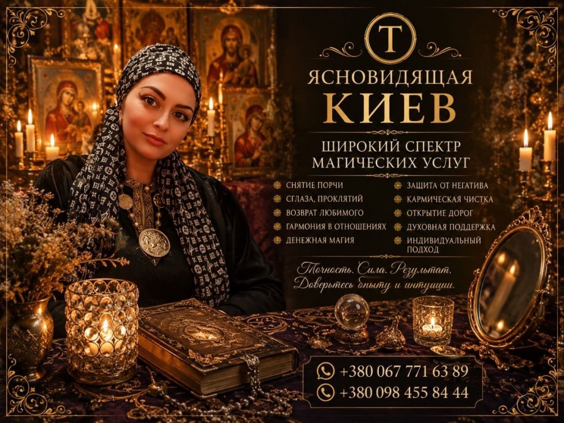 Ясновидящая и Целительница Татьяна в Киеве. Помощь в любви, бизнесе и сложных ситуациях.