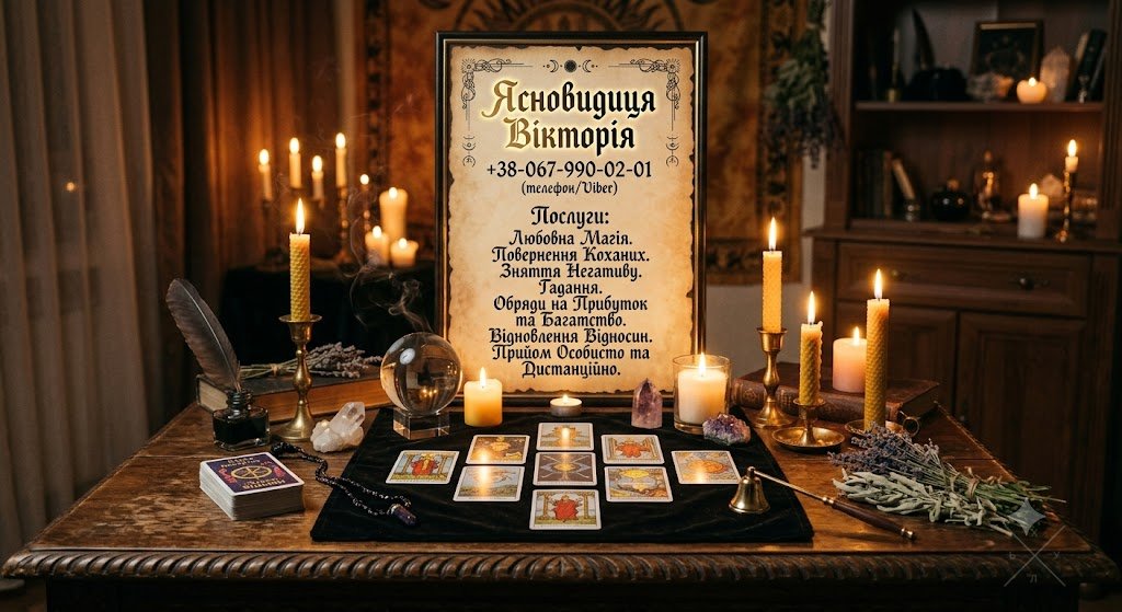 Магічна допомога в Луцьку. Таро, зняття негативу, повернення коханих.