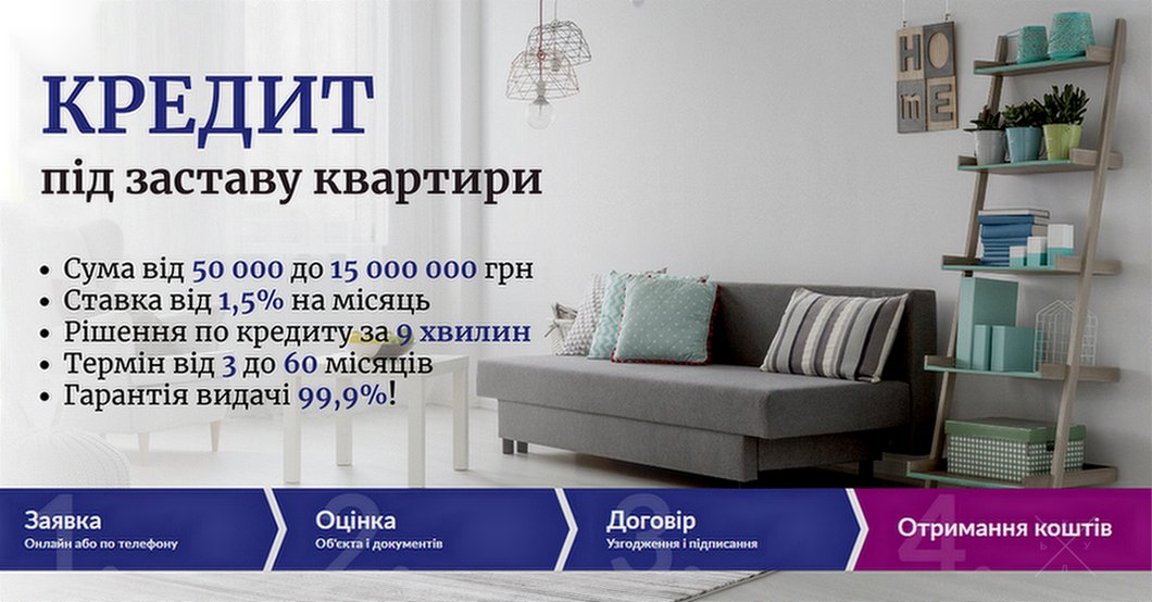 Гроші під заставу нерухомості від компанії Банкнота.