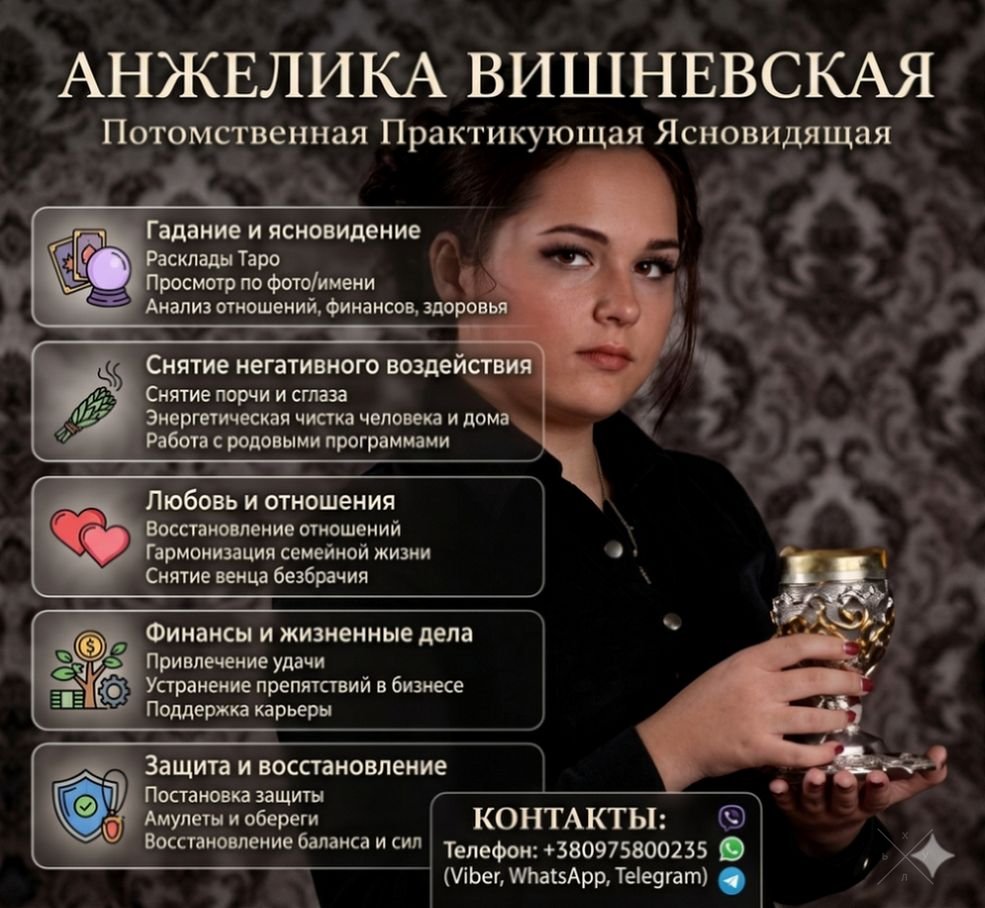 Ворожка Львів. Зняття порчи. Передбачення долі.