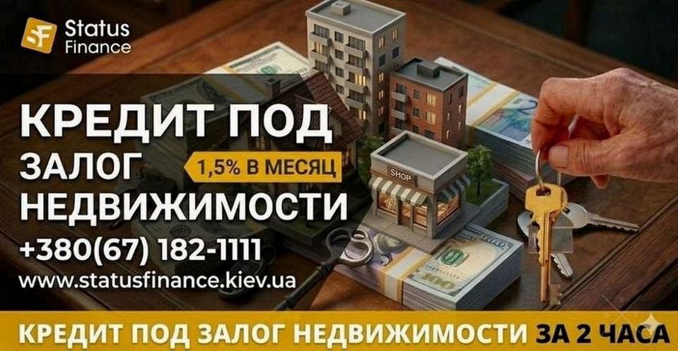 Кредит для бизнеса под залог офиса, магазина или склада.