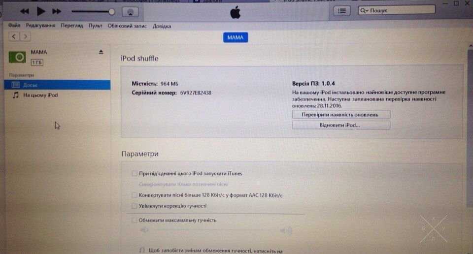 Apple IPod shuffle 1 GB