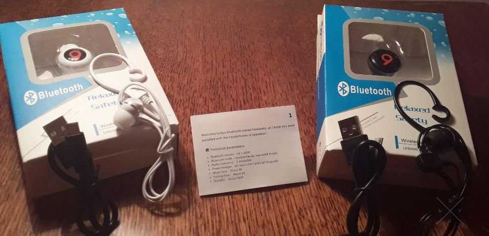 Беспроводные наушники Airbeats (Bluetooth 4.1) + вакуумный наушник
