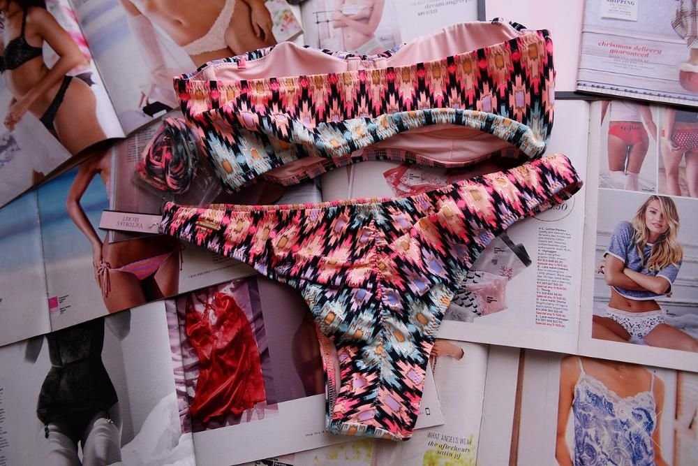 Купальник Victoria's Secret Bandeau оригинал мульти