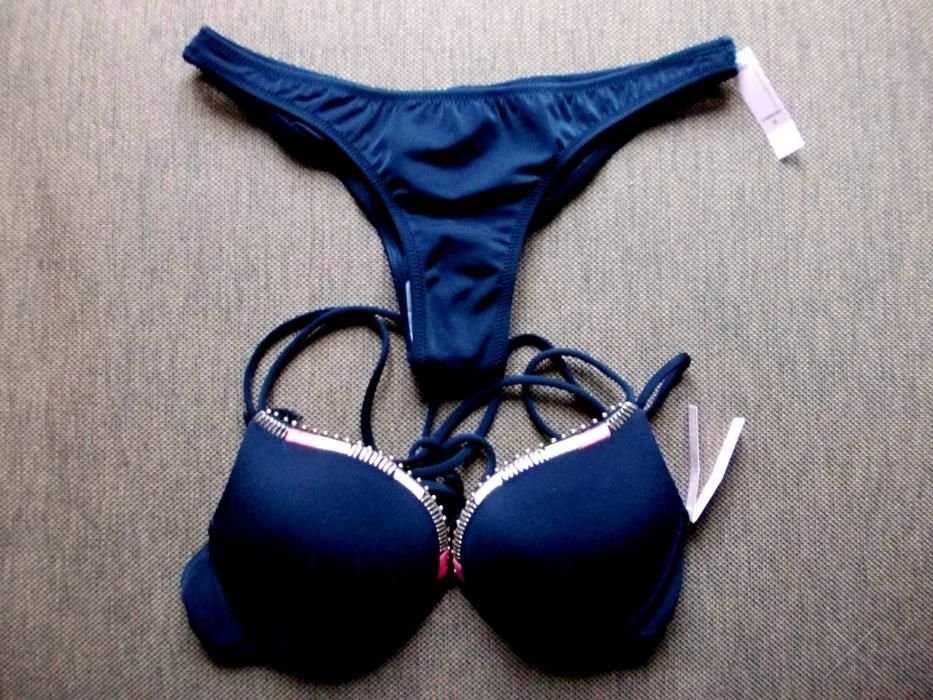 Купальник Victoria´s Secret Halter оригинал чёрный, мульти