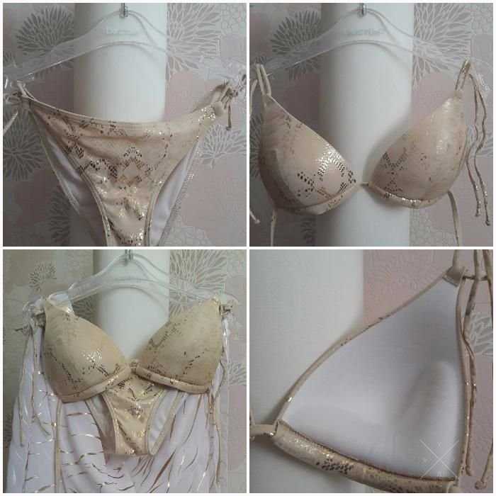 Купальник S/M бу + парео