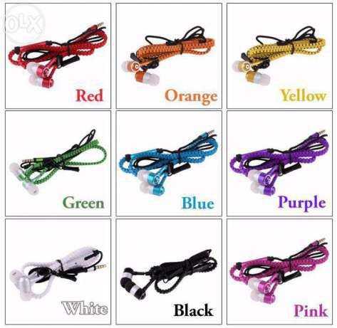 Наушники вакуумные Zipper Metal 3,5 мм с микрофоном