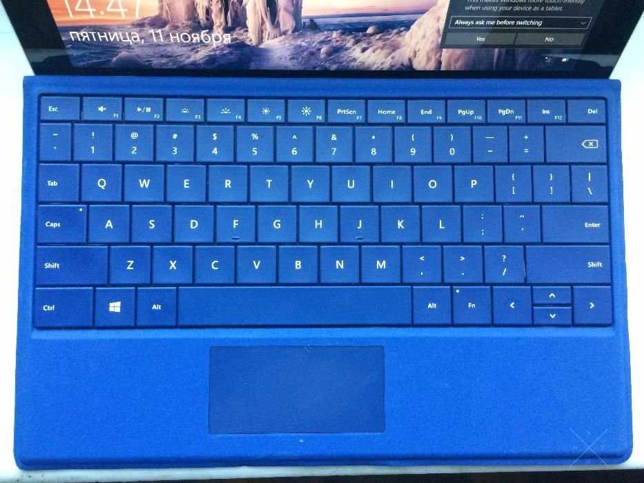 Microsoft Surface 3 + клавиатура