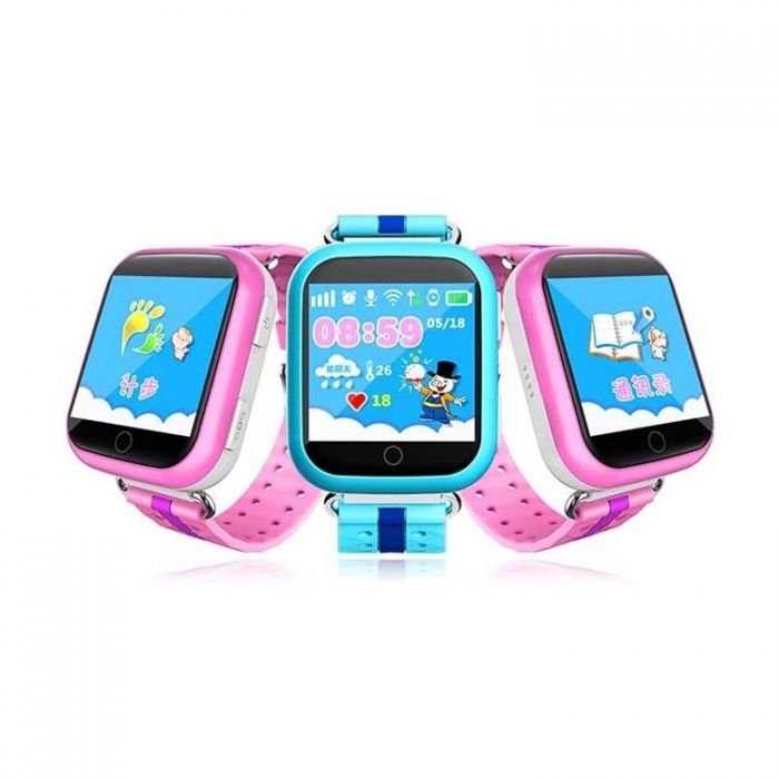 НОВАЯ МОДЕЛЬ 2017! Q750 Детские умные GPS часы Baby Smart Watch