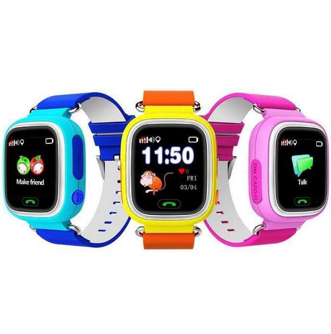 Детские GPS-часы Smart Baby Q90 GPS Blue (Официальная гарантия 1 год)