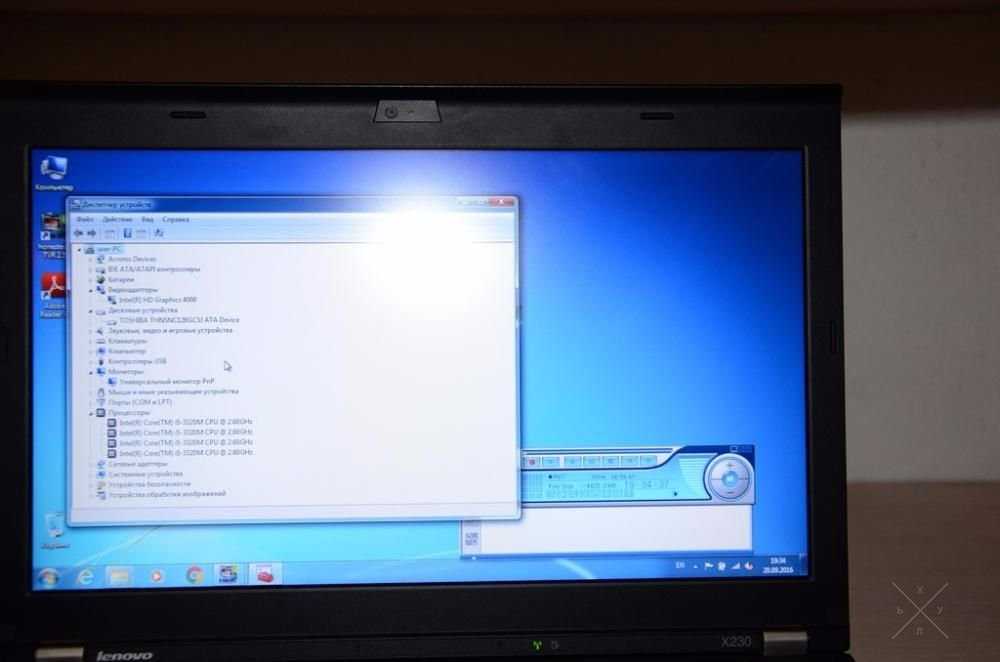 Lenovo ThinkPad X230, intel i5, 8Gb ОЗУ, SSD 128Gb