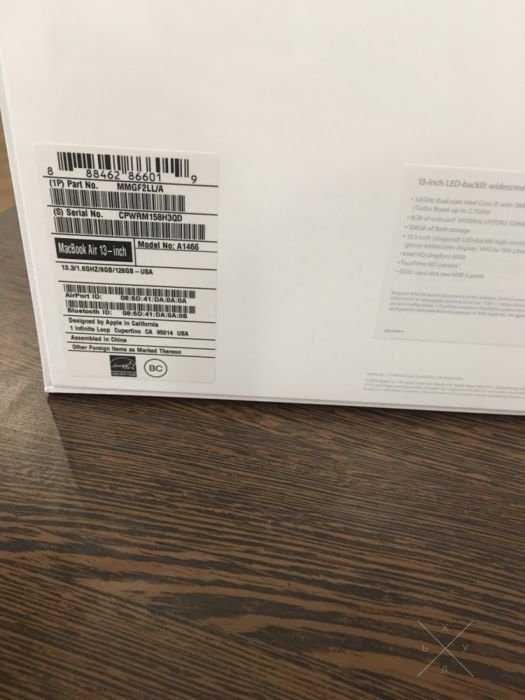 MacBook Air 13" 2016 (MMGF2) NEW!+Гарантия!