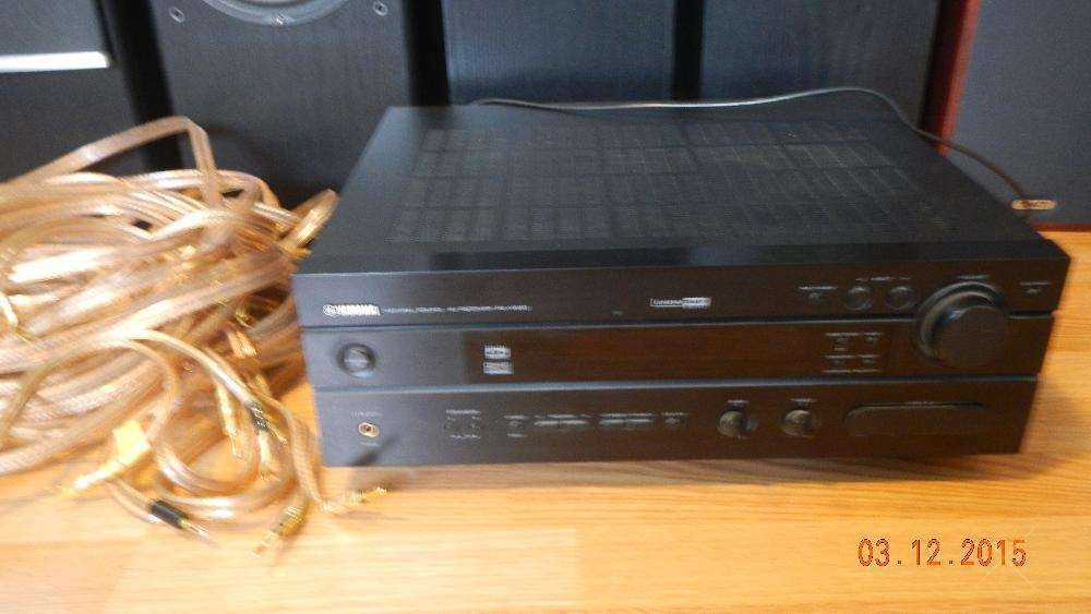 Акустика напольная Wharfedale + ресивер YAMAXA RX-V630