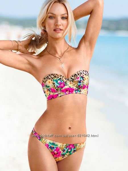 Новый купальник Victoria secret очень красивый низ с, верх 65-70 б