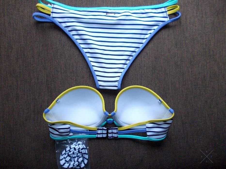 Купальник Victoria´s Secret Bandeau оригинал белый, мульти