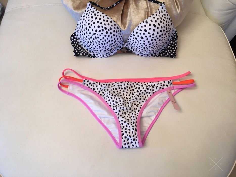 Купальник Victoria's Secret двойной пуш-ап, разные плавки
