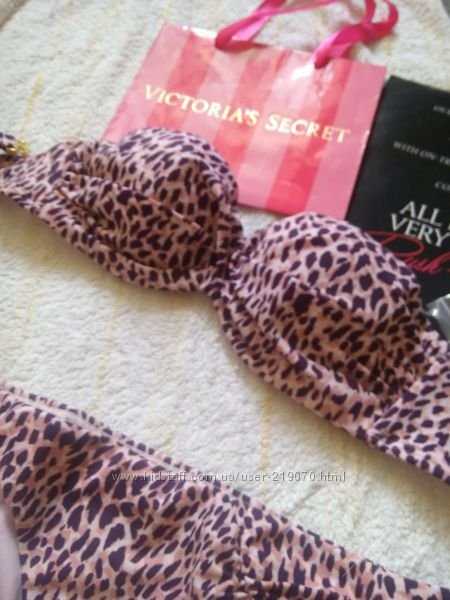 Купальник Victoria s Secret леопард 32B S оригинал