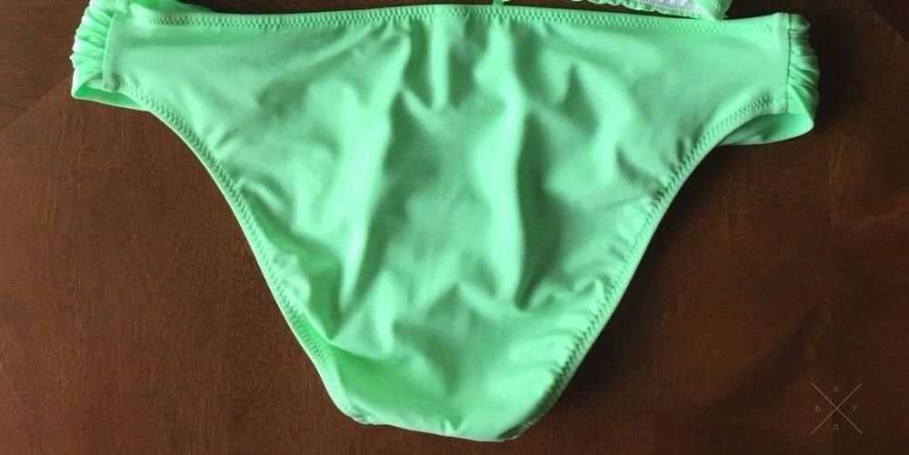 Новые яркие салатовые плавки Victoria's Secret оригинал р.XS купальник
