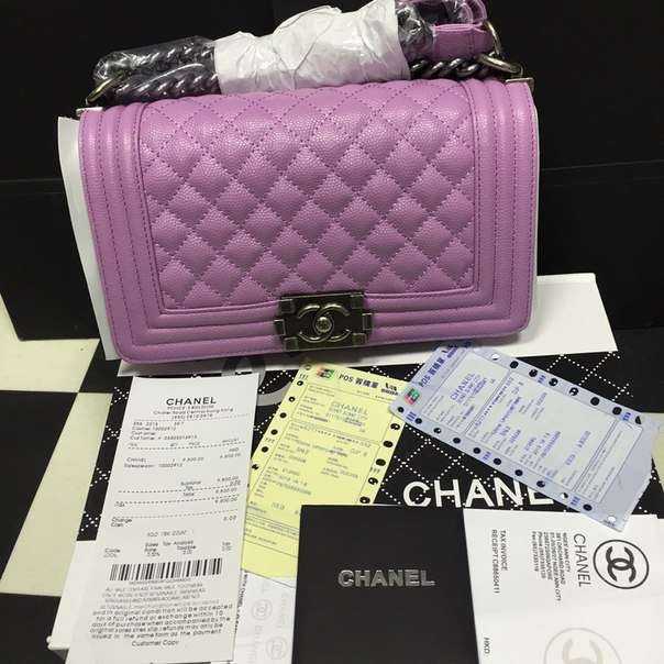 Женская сумка Chanel Boy Caviar