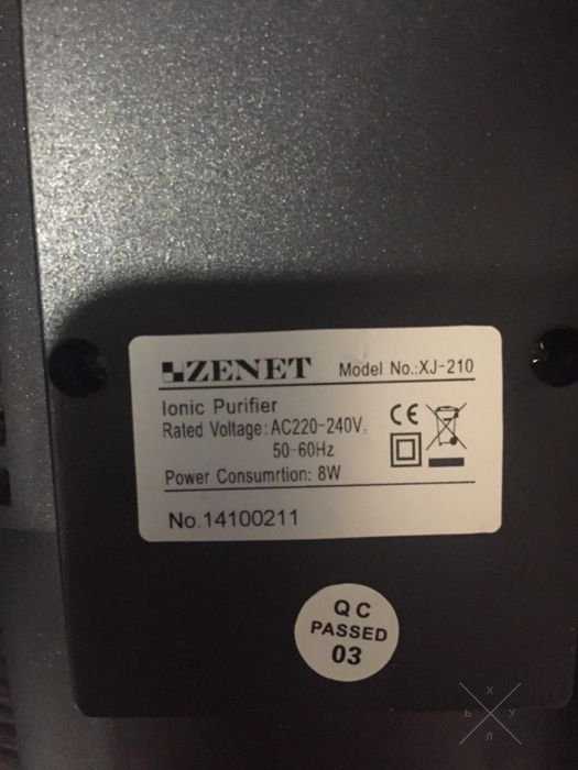 Очиститель воздуха Zenet XJ-210