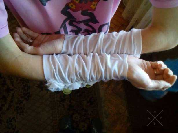 Перчаточки свадебные